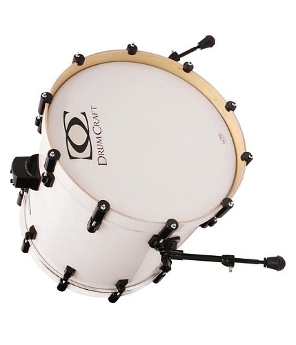 Drumcraft Series 6 Pearl White Black   12"5"